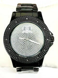 Super Master by Kings Master Mens Silver  Dial Black Strap Watch