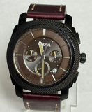 FOSSIL FS5121 Machine Chronograph Burgundy Dial Men's Watch