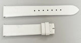 Dior Women's 16mm x 14mm White Satin Watch Band Strap N3S1C