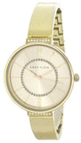 Anne Klein Women's Gold Tone Dial Gold Tone Metal Bangle Bracelet Watch AK/2584