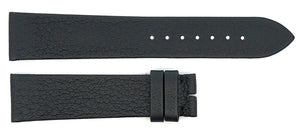 Montblanc Men's 19mm x 17mm Black Genuine Leather Watch Band Strap FRK