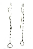 Sterling Silver   Teardrop Womens Earrings .925