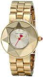 Betsey Johnson Womens champagne Dial Gold Tone Stainless Steel Watch BJ00402-02