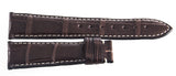 Zenith 20mm x 16mm Brown Alligator Leather Watch Band 20-358 S