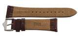 22mm x 18mm Accutron Genuine Brown Leather Strap Band