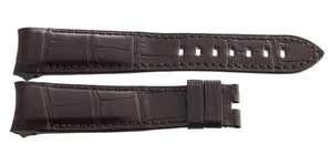 Genuine Arnold & Son 22mm x 20mm Brown Alligator Leather Watch Band Strap