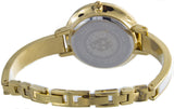 Anne Klein Women's Bangle Gold-tone Bracelet White Enamel Watch AK/1580