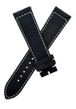Bremont 22mm x 20mm Black  Genuine Leather Men's Watch Band Strap