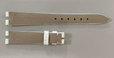 Century 12mm x 10mm White Alligator Watch Band Strap Small