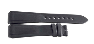 Montblanc Men's 21mm x 16mm Black Fabric Watch Band Strap HRD