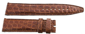 Corum 21mm x 18mm Brown Alligator Leather Mens Watch Band Strap NEW