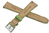 Genuine Raymond Weil 18mm Green Leather Watch Band Strap