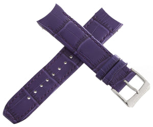 Genuine Raymond Weil 20mm Dark Purple Leather Watch Band Strap 448