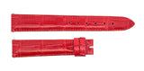 16mm LOCMAN RED ALLIGATOR LEATHER WOMEN'S WATCH BAND 16R