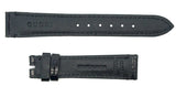 Gucci 16mm x  14mm Black Alligator Leather Watch Band Strap BB0233