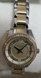 Fossil BQ1080 Carissa Beige Dial Two Tone Stainless Steel Women's Watch