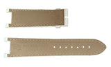MOUAWAD 20mm x 18mm White Alligator Leather Women's Watch Band