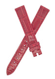 Chopard 14mm x 12mm Red Alligator Leather Women's Watch Band Strap 105/70