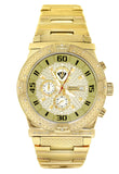 Aqua Master Men's  Gold-tone Stainless Steel Chrono 0.24ct Diamond Watch W#345