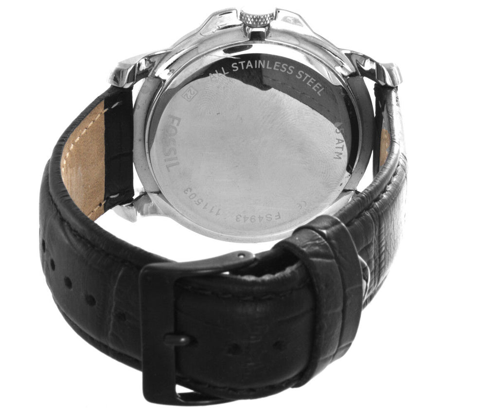 Fossil Grant Analog Black Dial Men s Watch FS4943 Kipliani