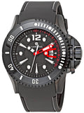 Harding HA0301 Aquapro Black Dial Black Silicone Strap Men's Watch