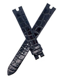 Chopard 13mm x 12mm Black Alligator Women's Leather Watch Band Strap 105/70