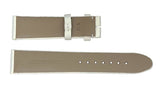 Montblanc 19mm x 17mm White Satin Watch Band Strap FBE