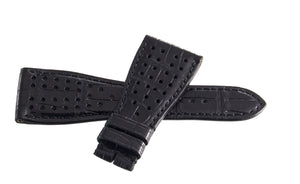 Genuine Roger Dubuis 25mm x 16mm Black Alligator Leather Watch Band Strap