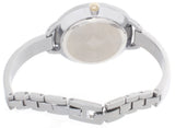 Anne Klein Womens Silver Dial Silver Metal Bangle Bracelet Watch AK/2269SVTT