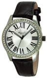 Kenneth Cole 10029552 New York Silver Dial Leather Strap Women's Watch