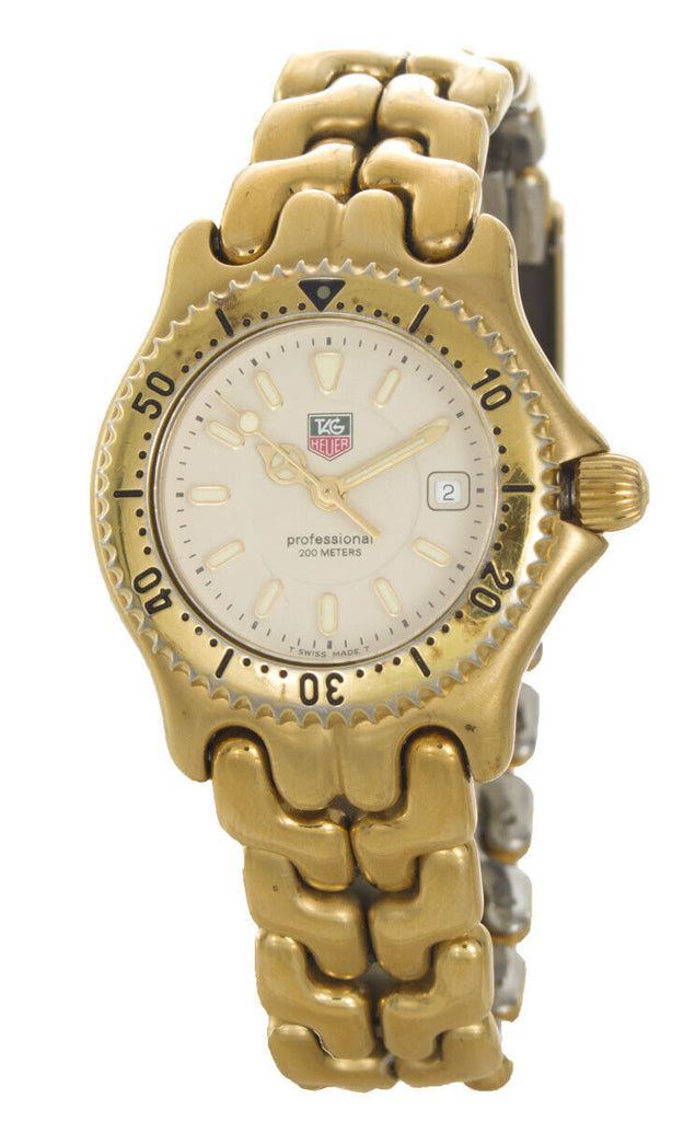 Tag Heuer Professional 200m Gold Plated Quartz Women's Watch