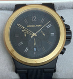 Michael Kors Dylan Men's Black Dial Black Silicone Strap Watch MK8383