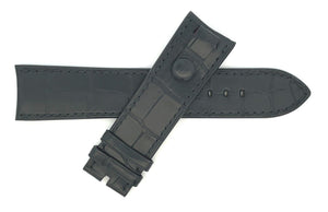 Chopard 24mm x 22mm Black Alligator Watch Band Strap