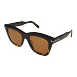 Tom Ford Sunglasses FT0685 05E Julie Black/Havana/Gold Square Women's