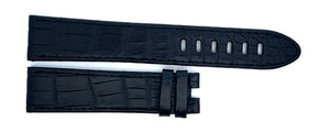 Montblanc Men's 22mm x 20mm Black Alligator Leather Watch Band Strap FWE