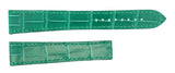 Chopard 20mm x 16mm Shiny Green Alligator Watch Band B0202-0009