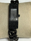 MICHAEL KORS Mk3308 Hayden Black Crystal Pave Dial Black Ion-plated Ladies Watch