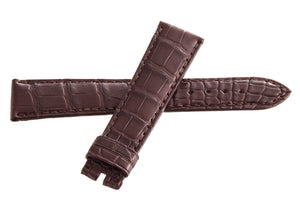 Genuine Chopard 20mm x 18mm Brown Alligator Watch Band Strap 115/75