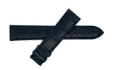 Montblanc Men's 19mm x 17mm Black Alligator Leather Watch Band FUK