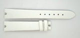 Chopard 14mm x 12mm White SatinWatch Band Strap 105 B1617-0043