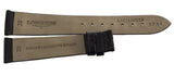 Genuine Longines 20mm x 16mm Black Watch Band Strap