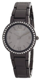 Anne Klein Womens Grey Dial Very Dark Grey Band Quartz Watch AK/1889