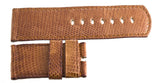 LOCMAN Men's 31mm x 30mm Brown Lizard Leather Watch Band