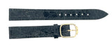 Baume & Mercier Women's 13mm Black Alligator Leather Watch Band Strap