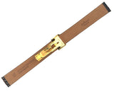 DeBeer 16mm Dark Brown Genuine Crocodile Men's Watch Band