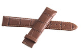 Tissot 18mm x 16mm Brown Alligator Leather Band Strap T610014524