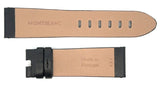 Montblanc Men's 22mm x 20mm Black Genuine Leather Watch Band FXX
