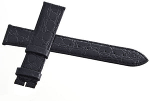 19mm Longines Black Croc Replacement New Watch Band Strap