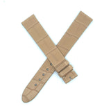 Montblanc 14mm x 13mm Beige Alligator Leather Women's Watch Band Strap FZH