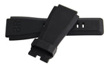 New Original Bell & Ross Mens Black Rubber Watch Strap Band 24mm x 24mm